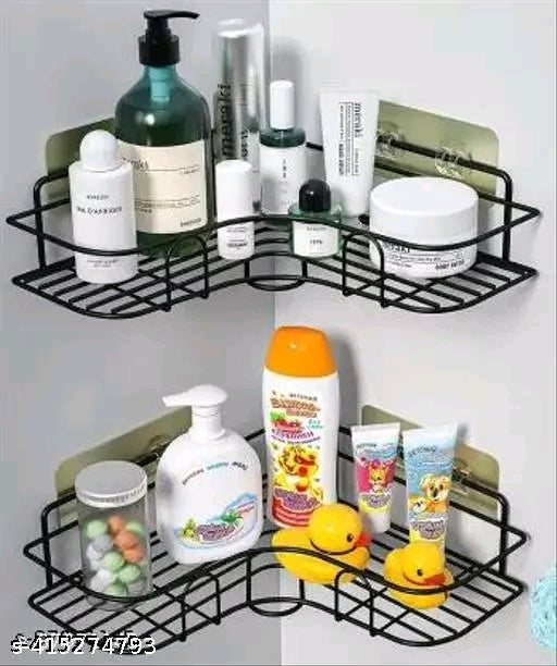 Catalog Name:*Trendy Bath Shelves*
Material: Metal
Net Quantity (N): Pack of 2
Product Length: 10 Inch
Product Breadth: 10 Inch
Product Height: 10 Inch